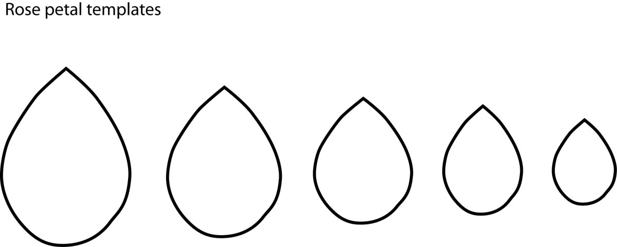 Силуэт тюльпана для вырезания