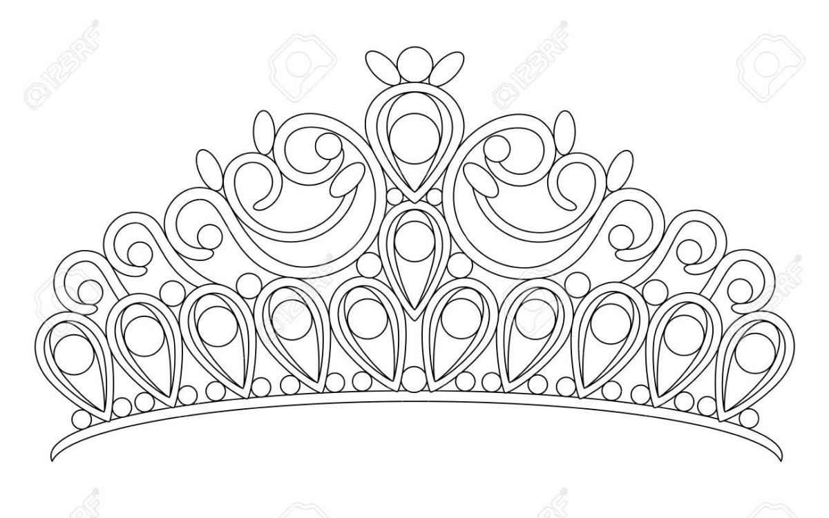 Корона макет для плоттера