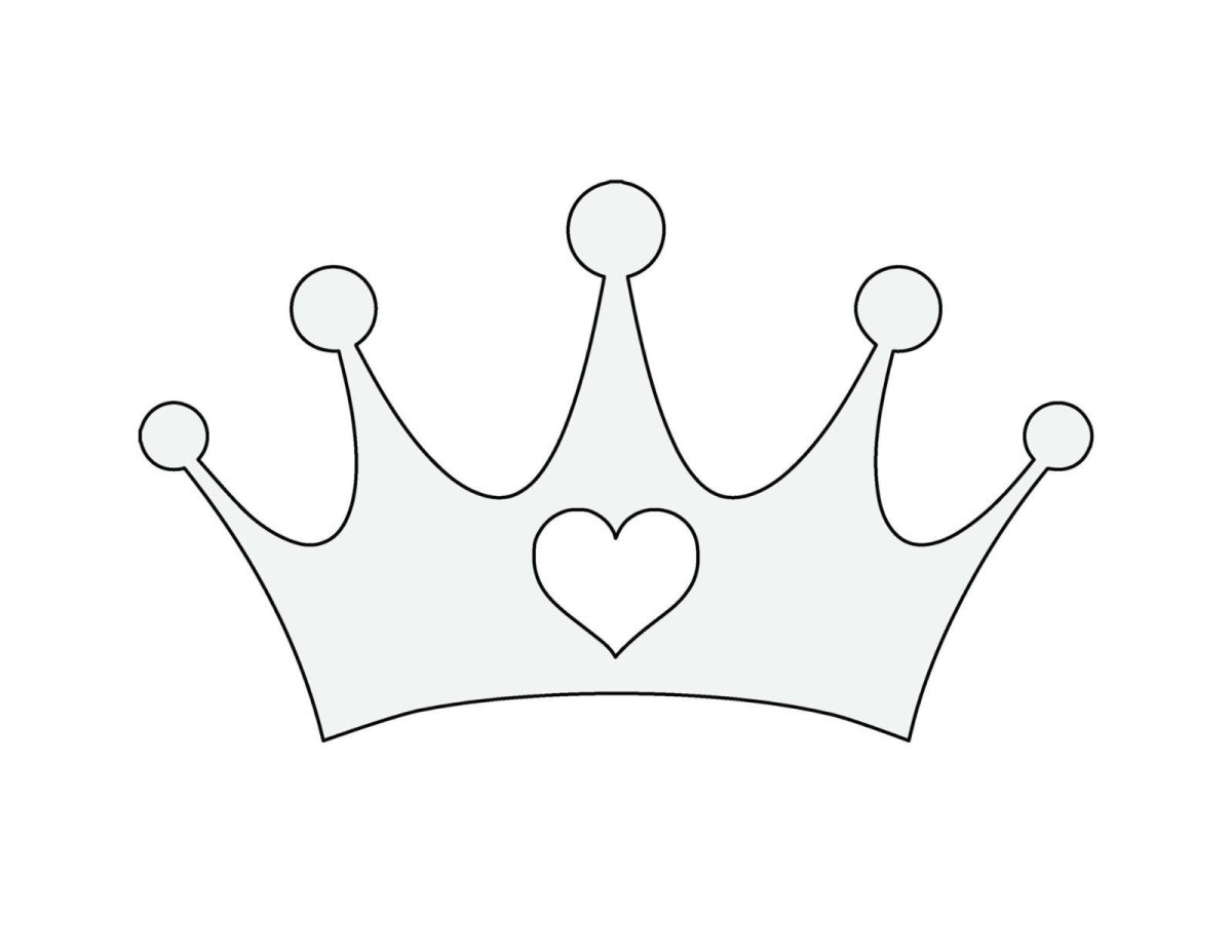 Трафарет для украшения на голову