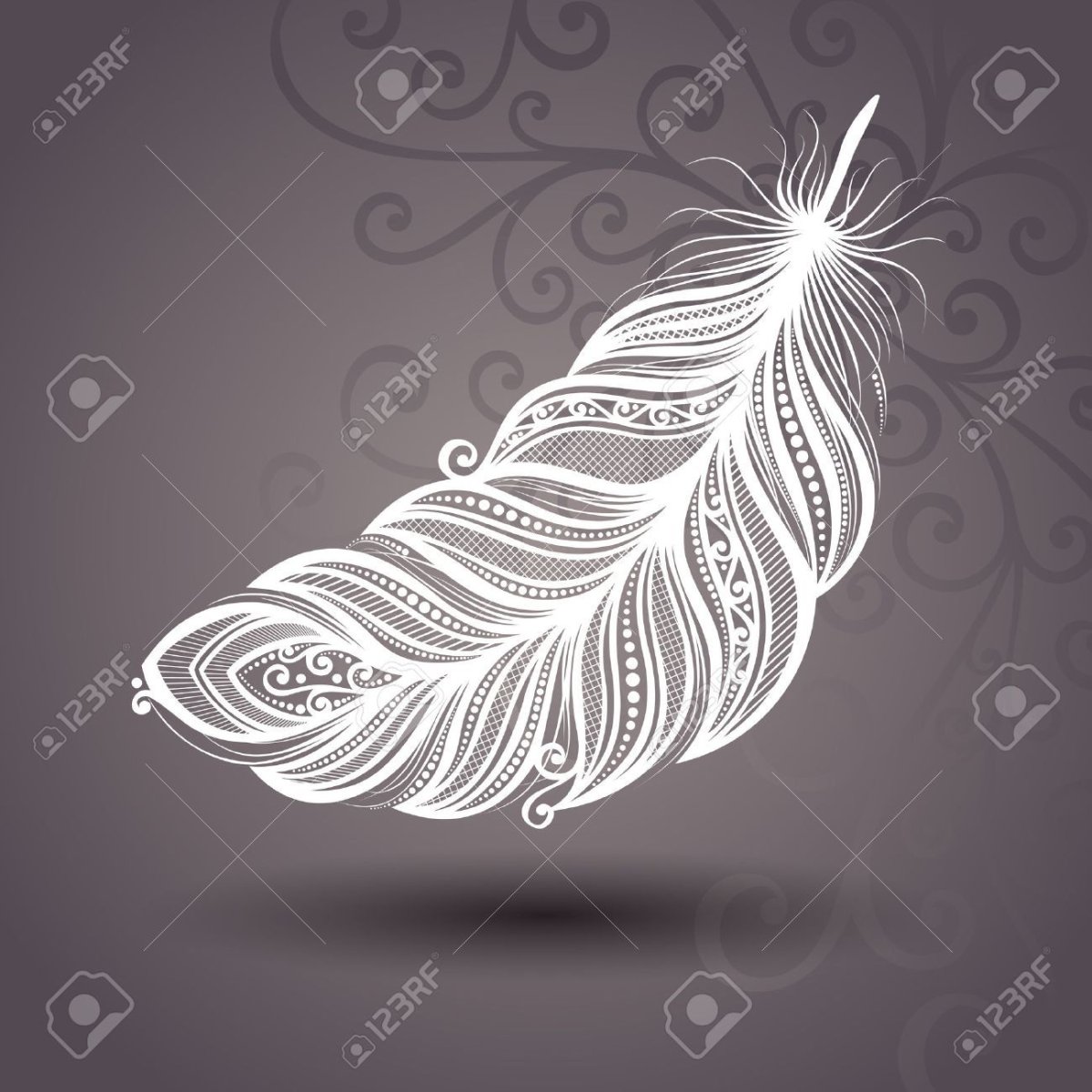 Ажурное перо