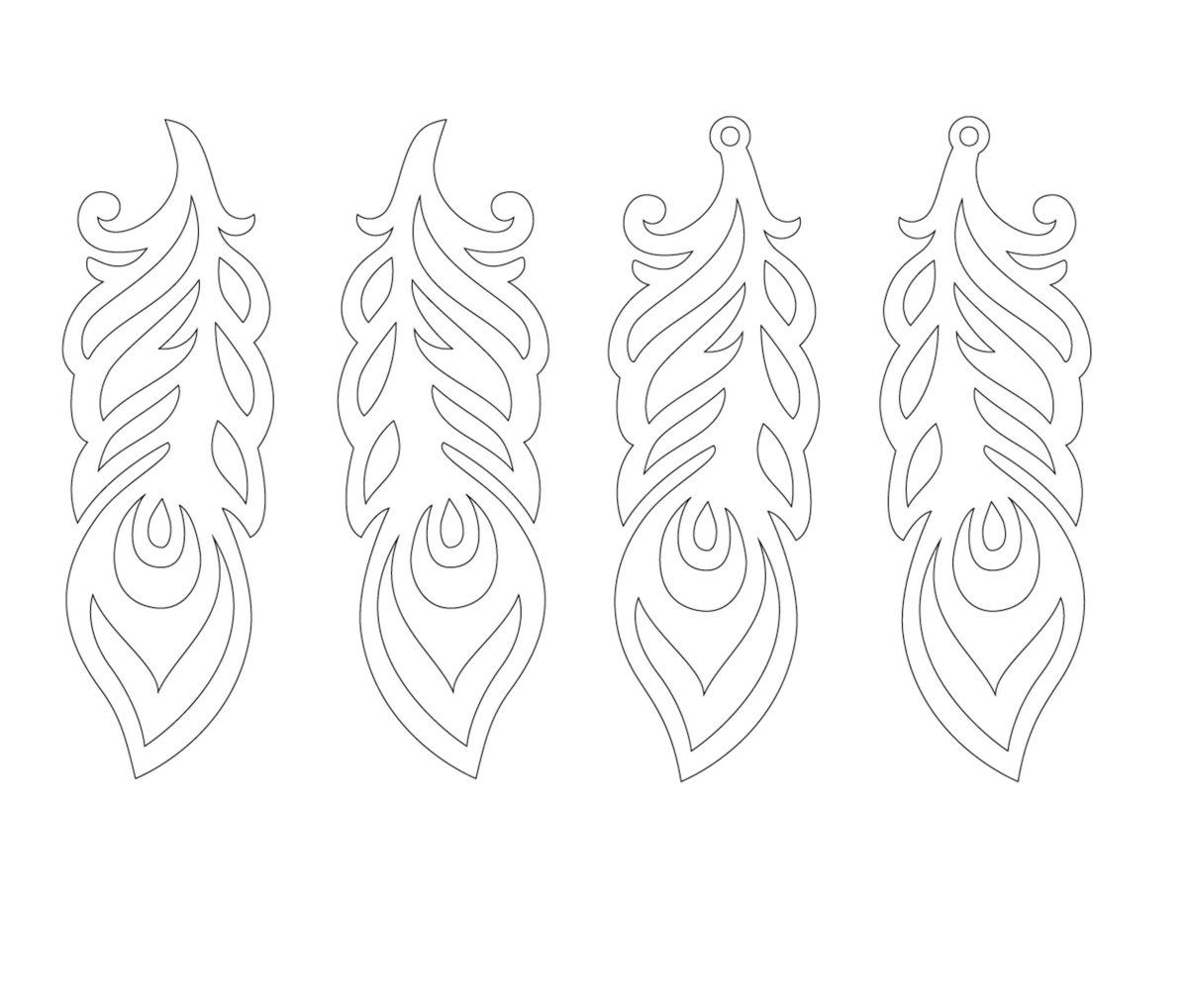 Вытынанки перо