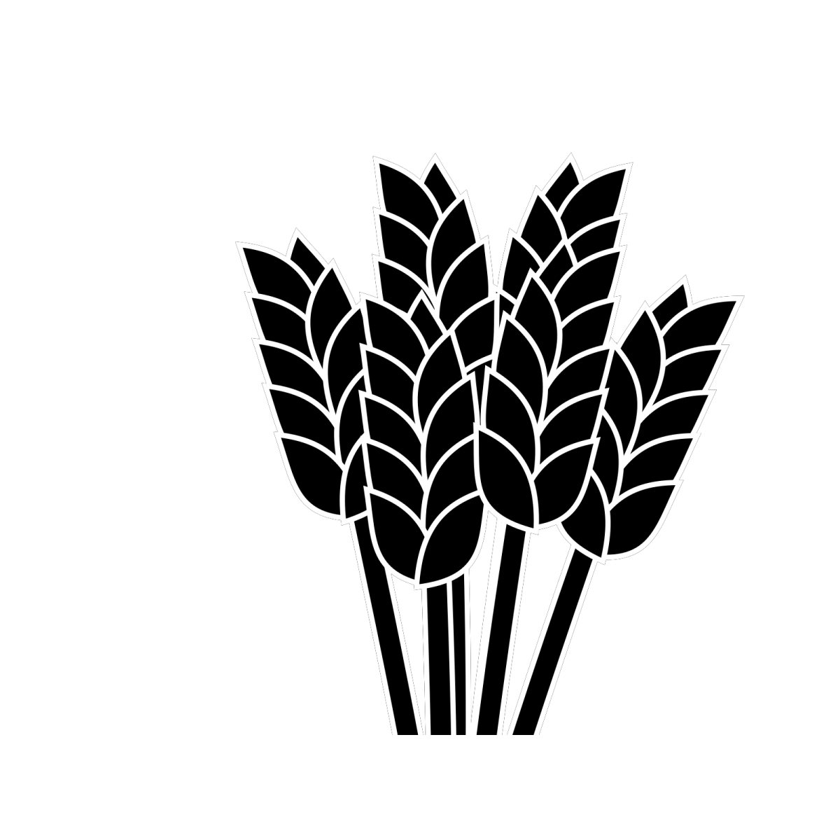 Трафарет для стен Колос