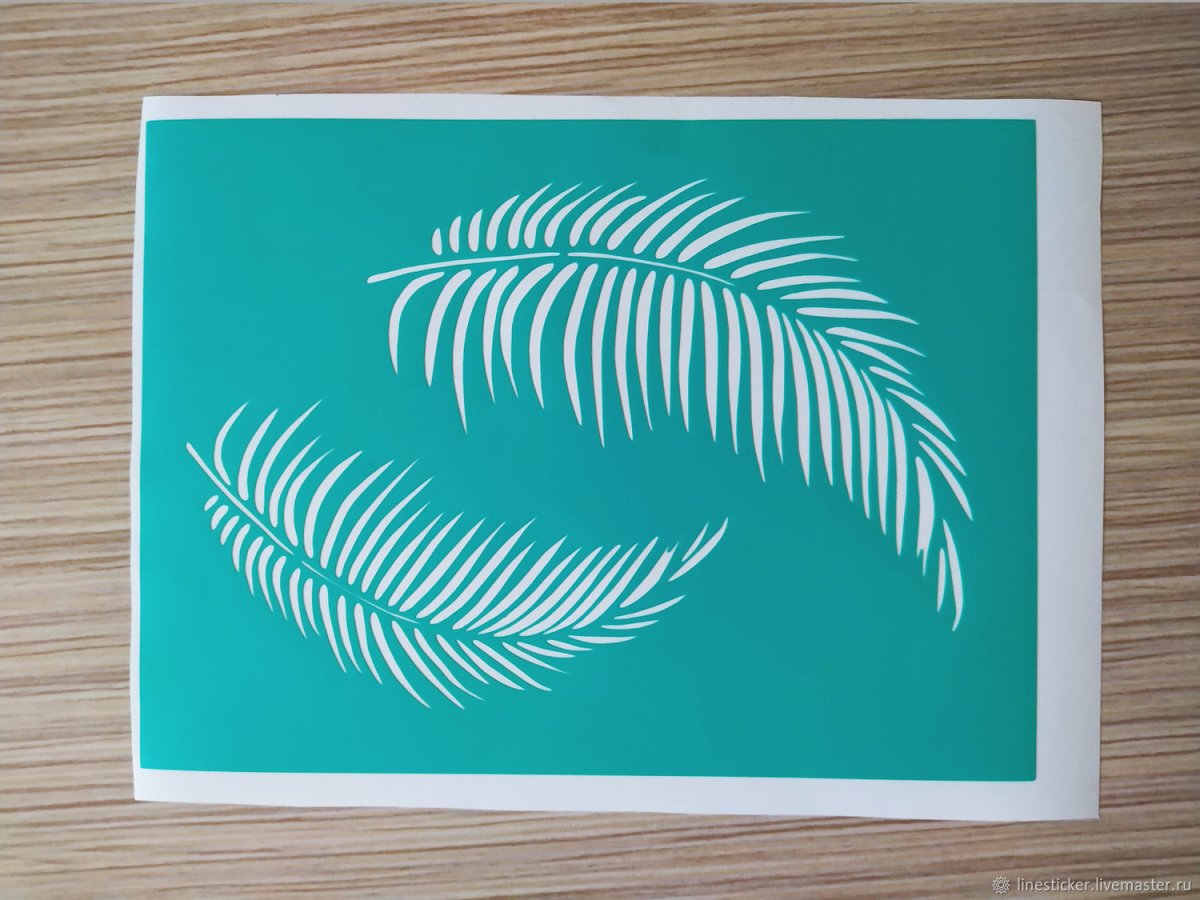Панно листья пальмы