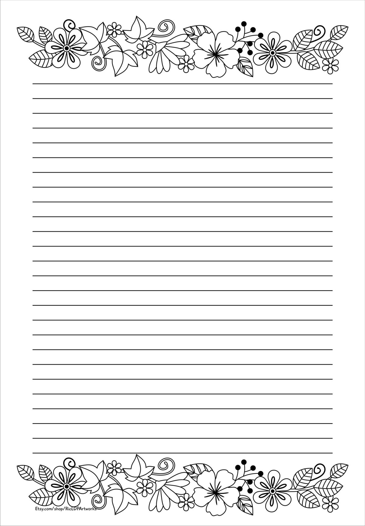 Симметричный цветочный орнамент