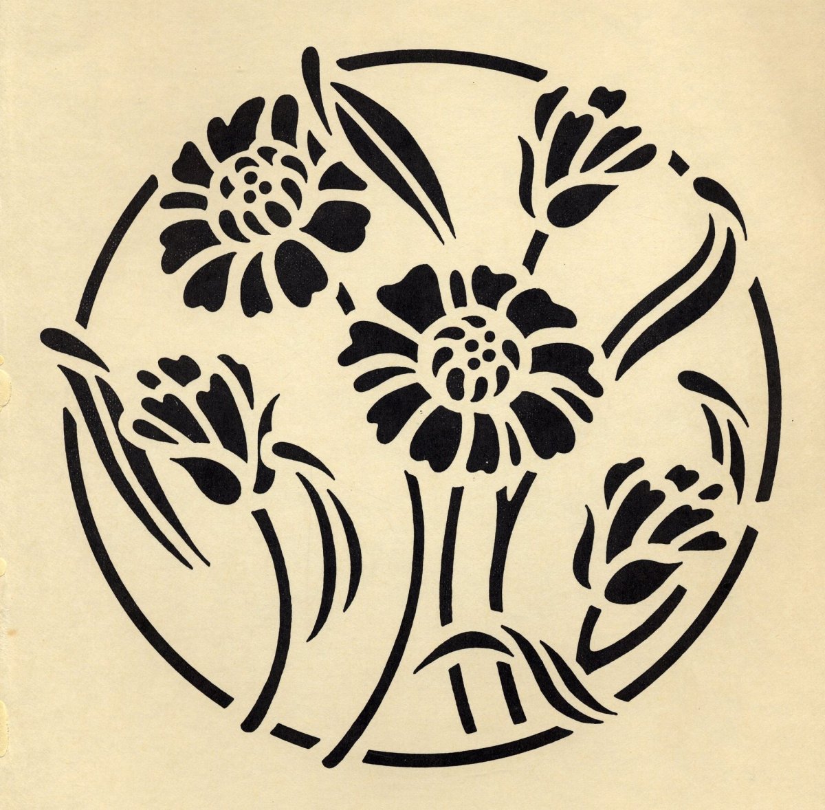 Трафарет Love для вырезания