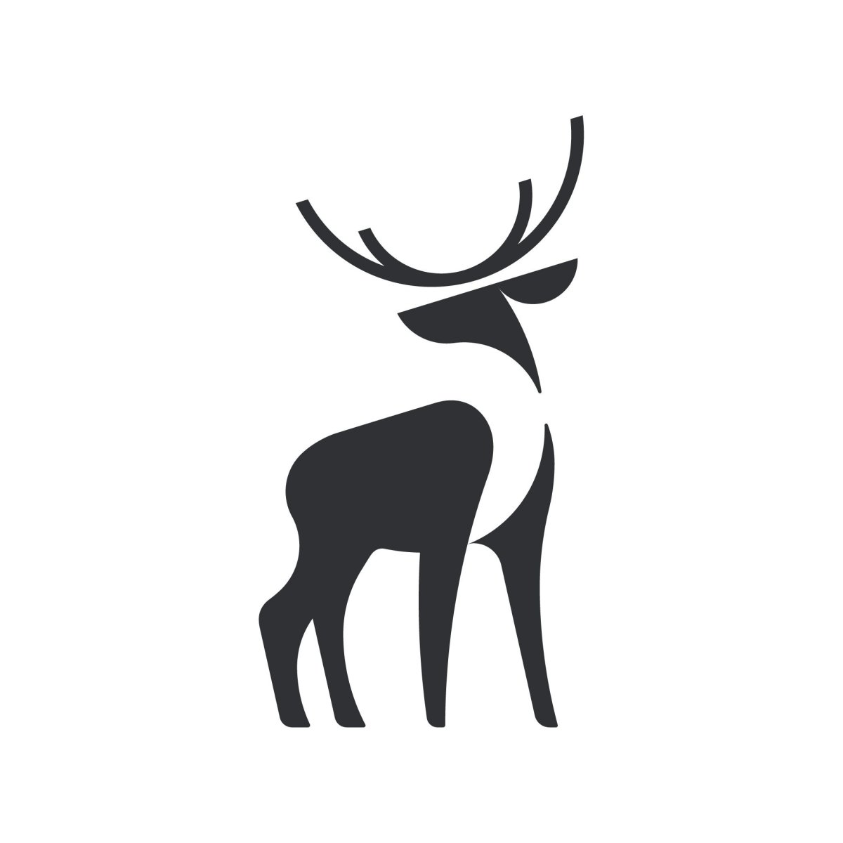 Логотипы с изображением оленя