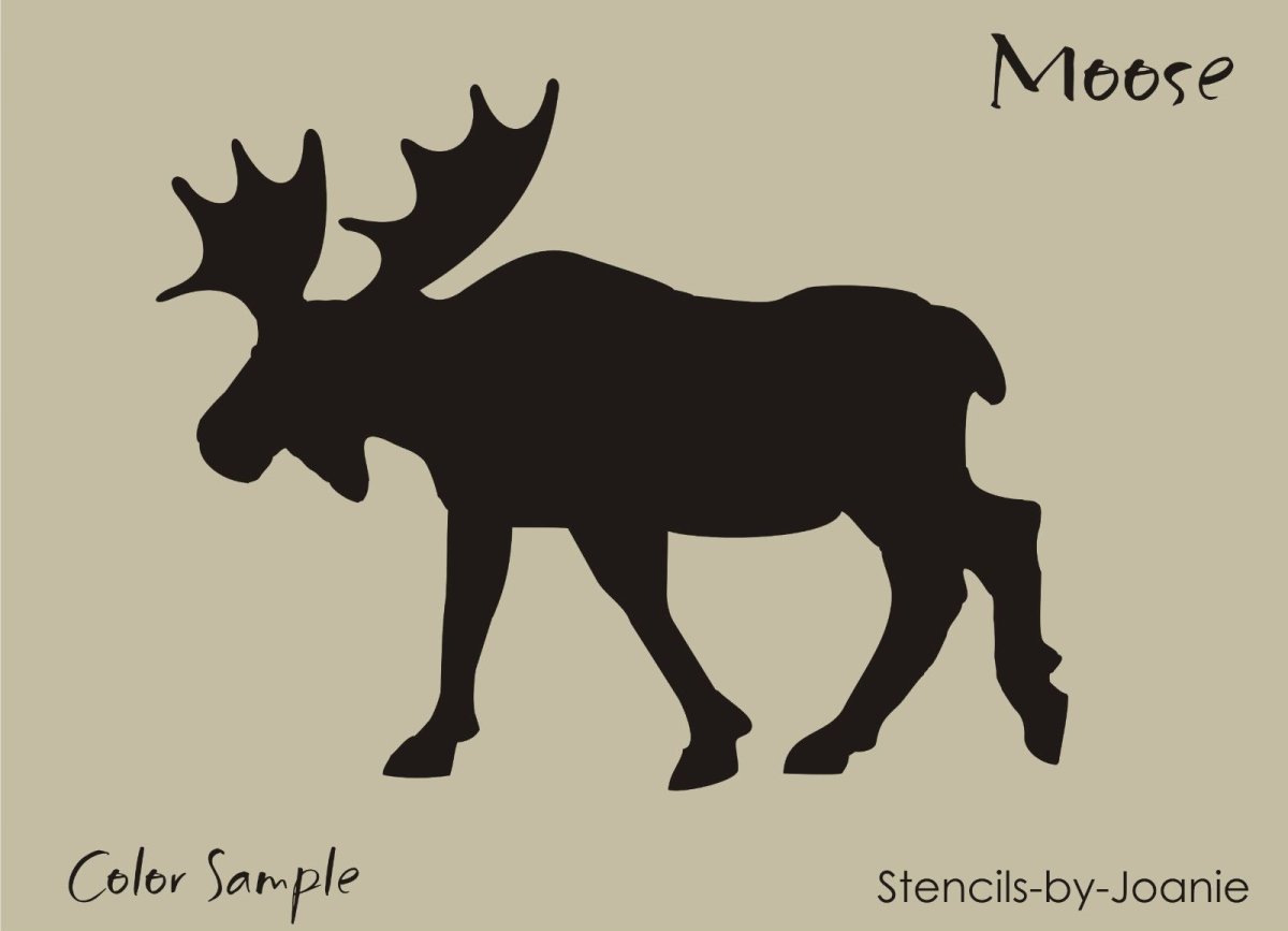 Силуэт лося для выпиливания