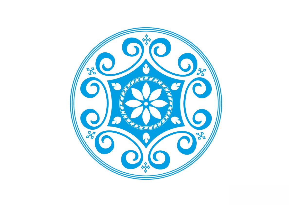 Якутский орнамент трафарет