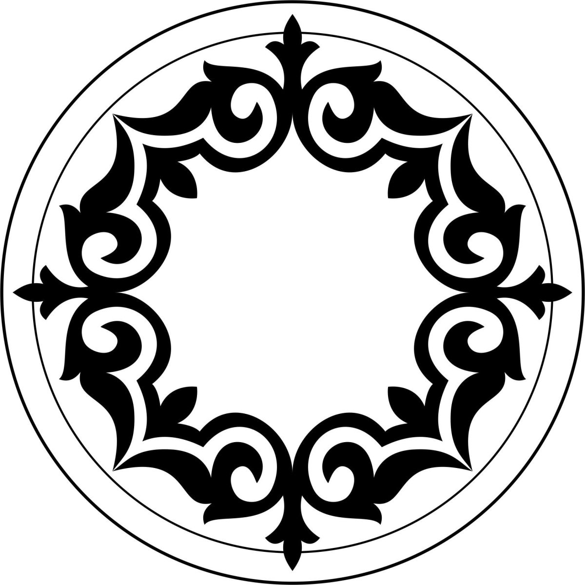 Круглый орнамент