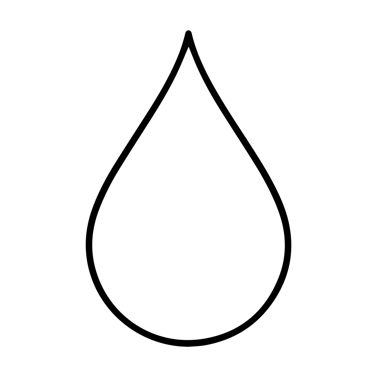 Фигура капля