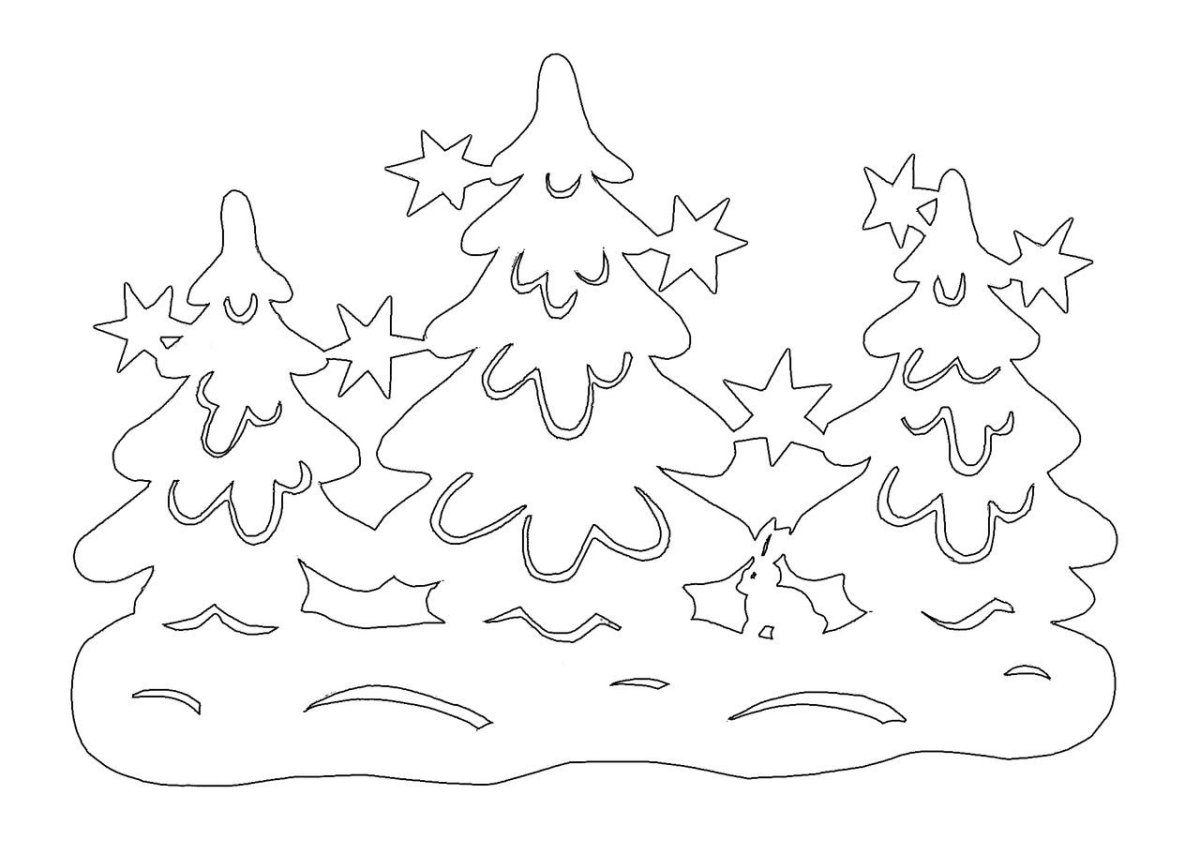 Силуэты природы и животных