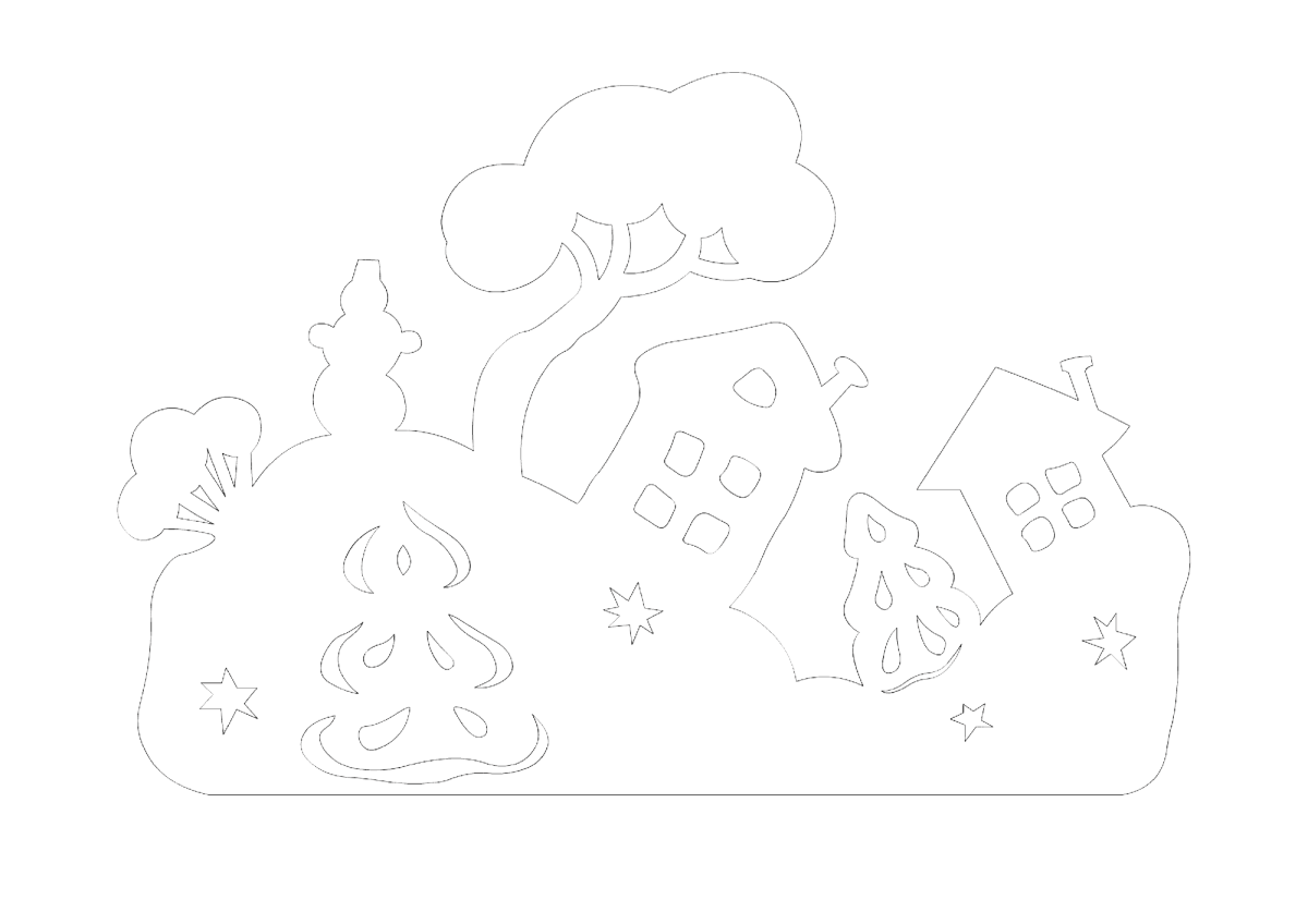 Тайга в графике