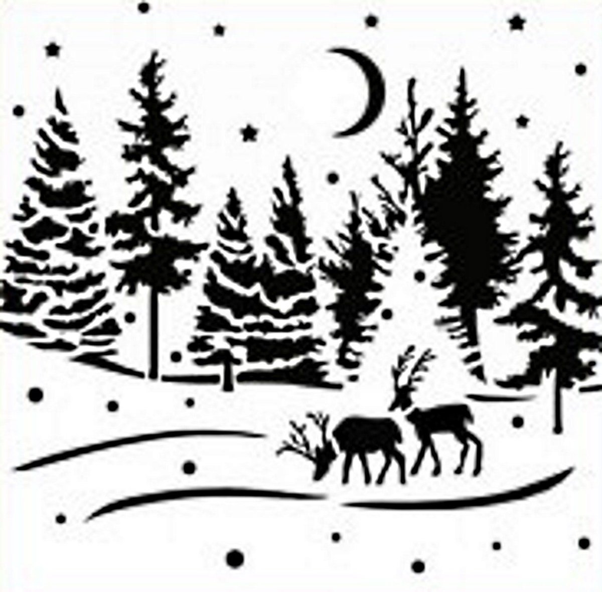 Объемный пейзаж из бумаги