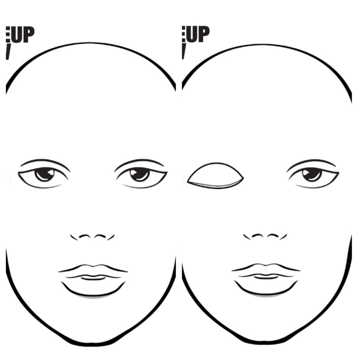 Овал лица для рисования