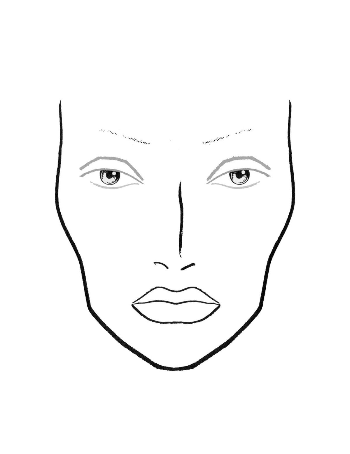 Face Chart для визажистов