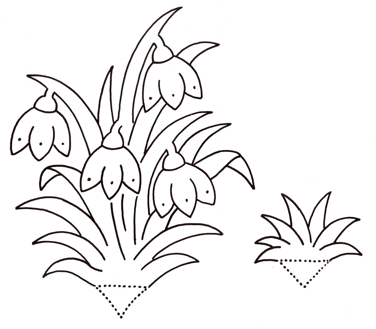 Вырезки на окна цветы