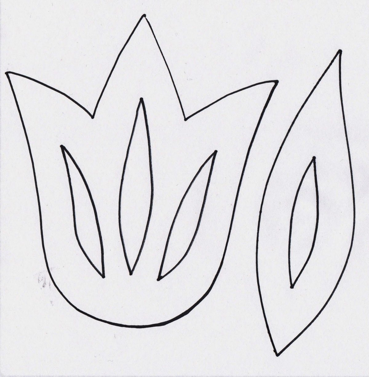 Трафарет бабочки для вырезания из бумаги