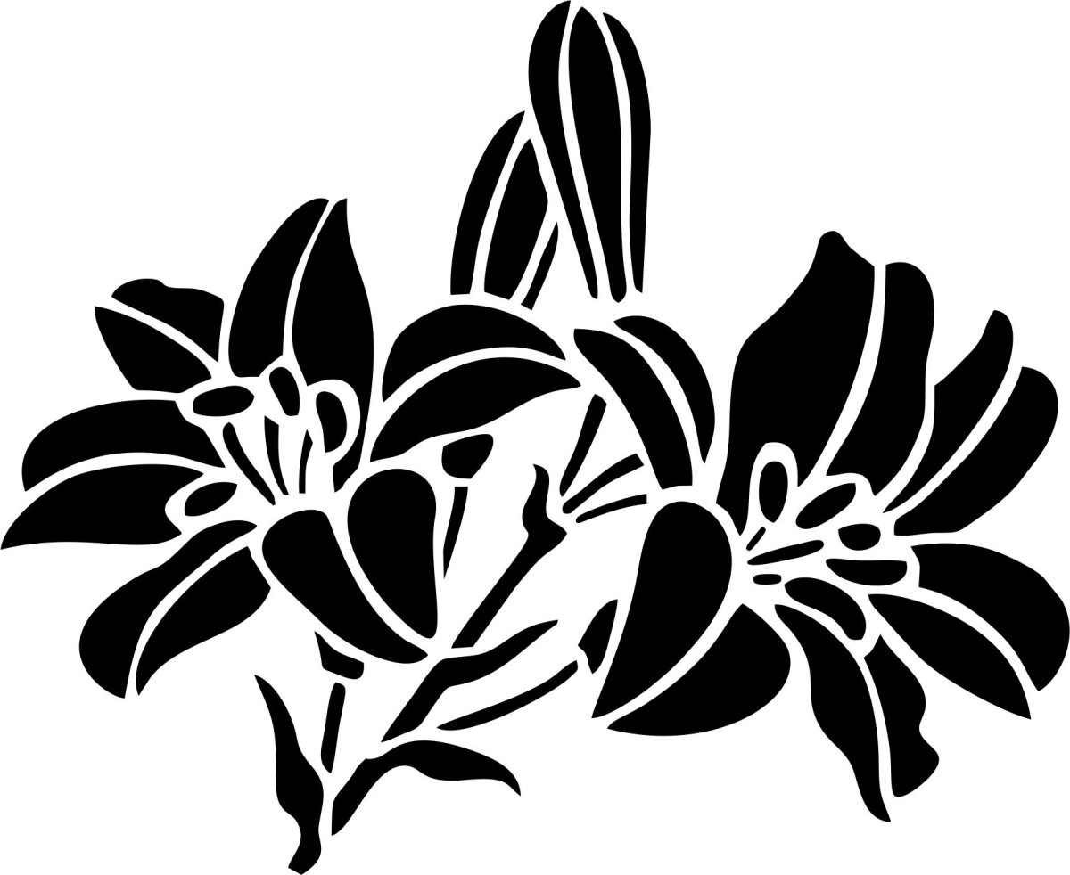 Тюльпаытрафареты для вырезания