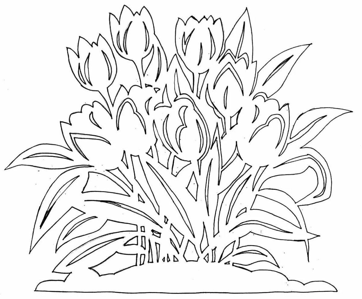 Весенние вырезалки на окна