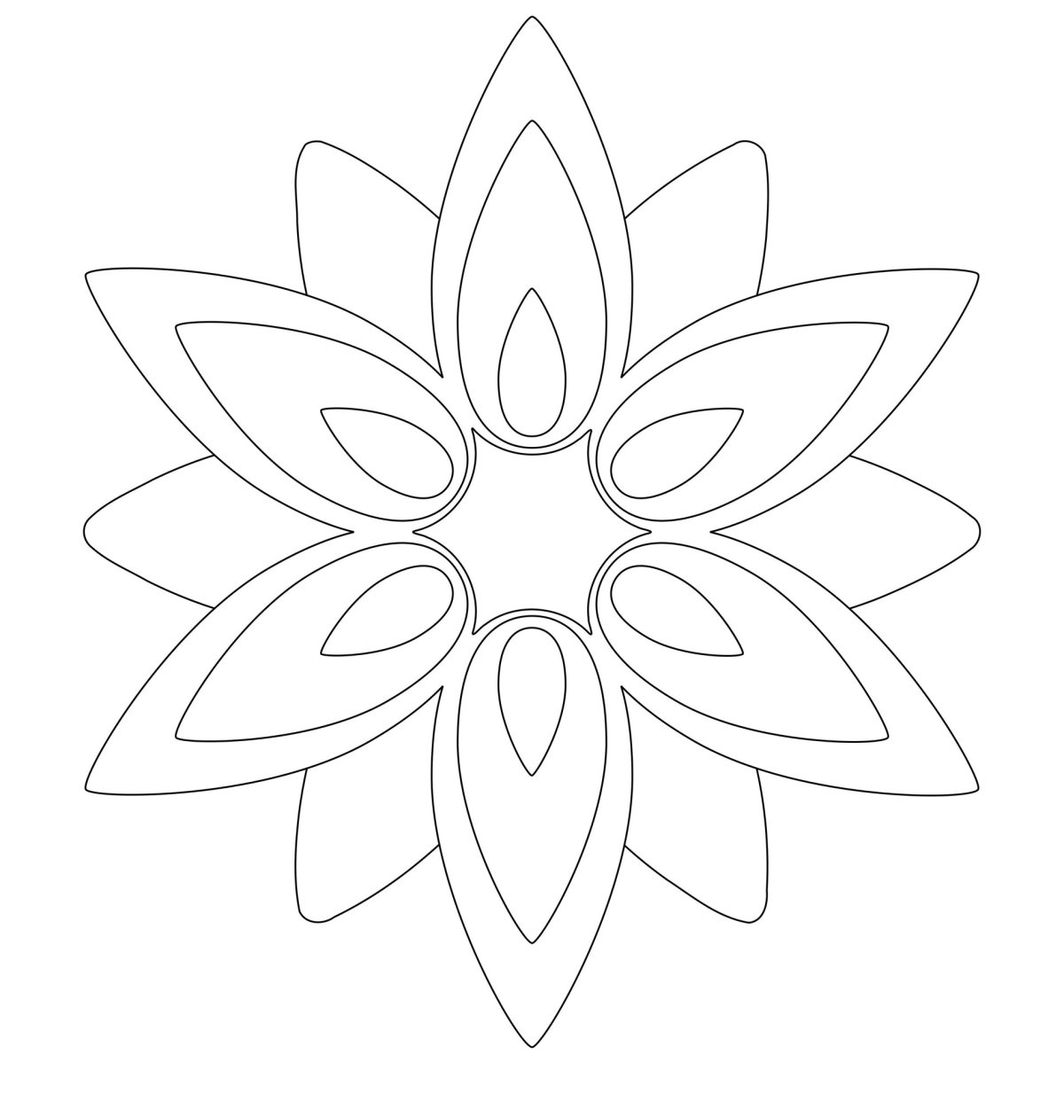 Подснежники для вырезания на окно