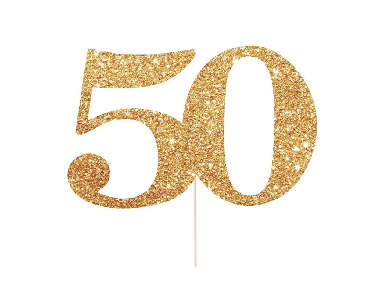 Цифра 50 на юбилей