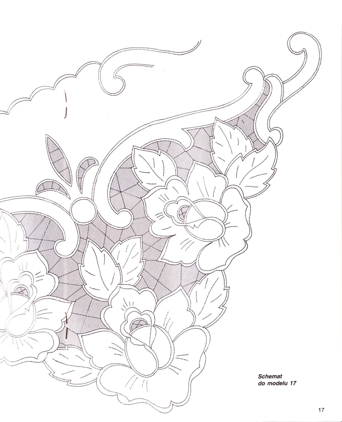 Вышивки Ришелье из антикварных журналов