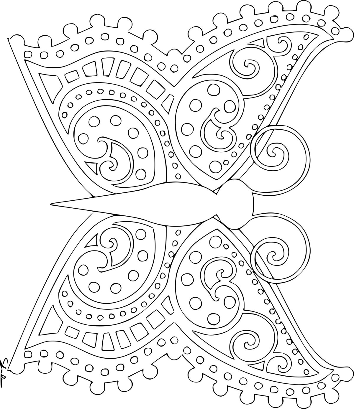 Кружево раскраска