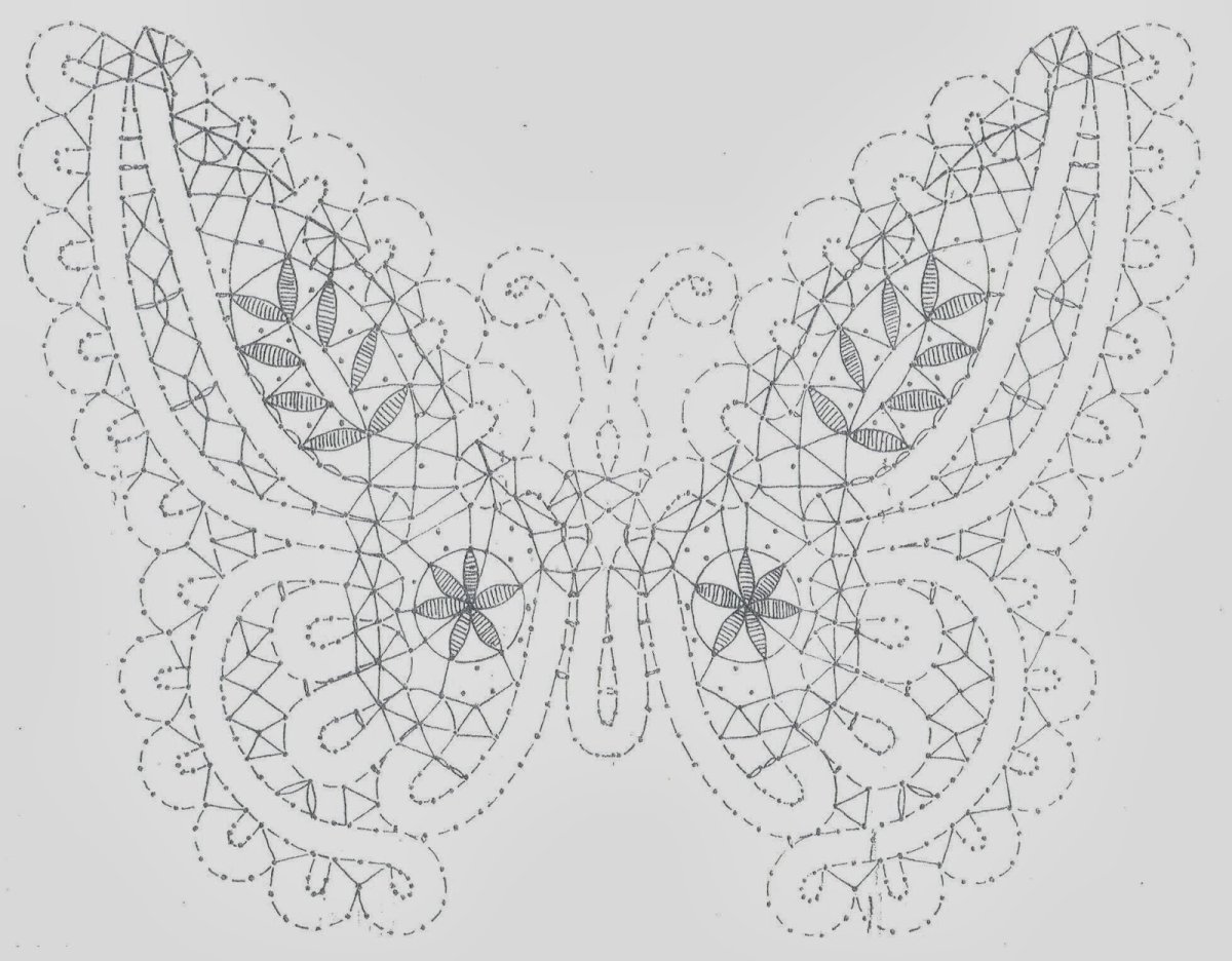 Сколок для Вологодского кружева