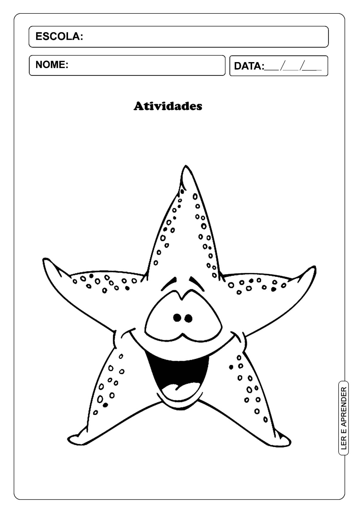 Обои морская звезда контур