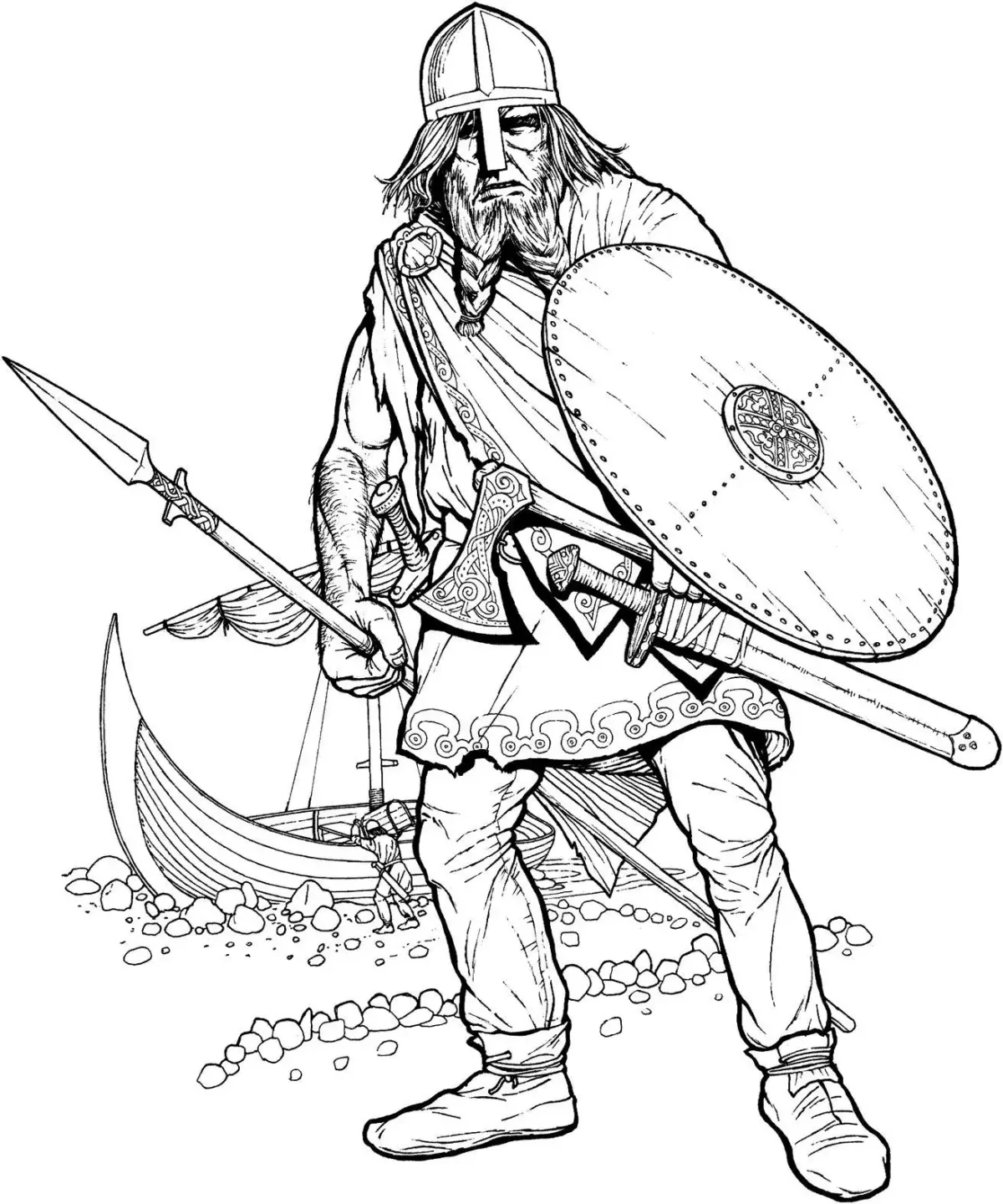 Раскраска к опере князь Игорь