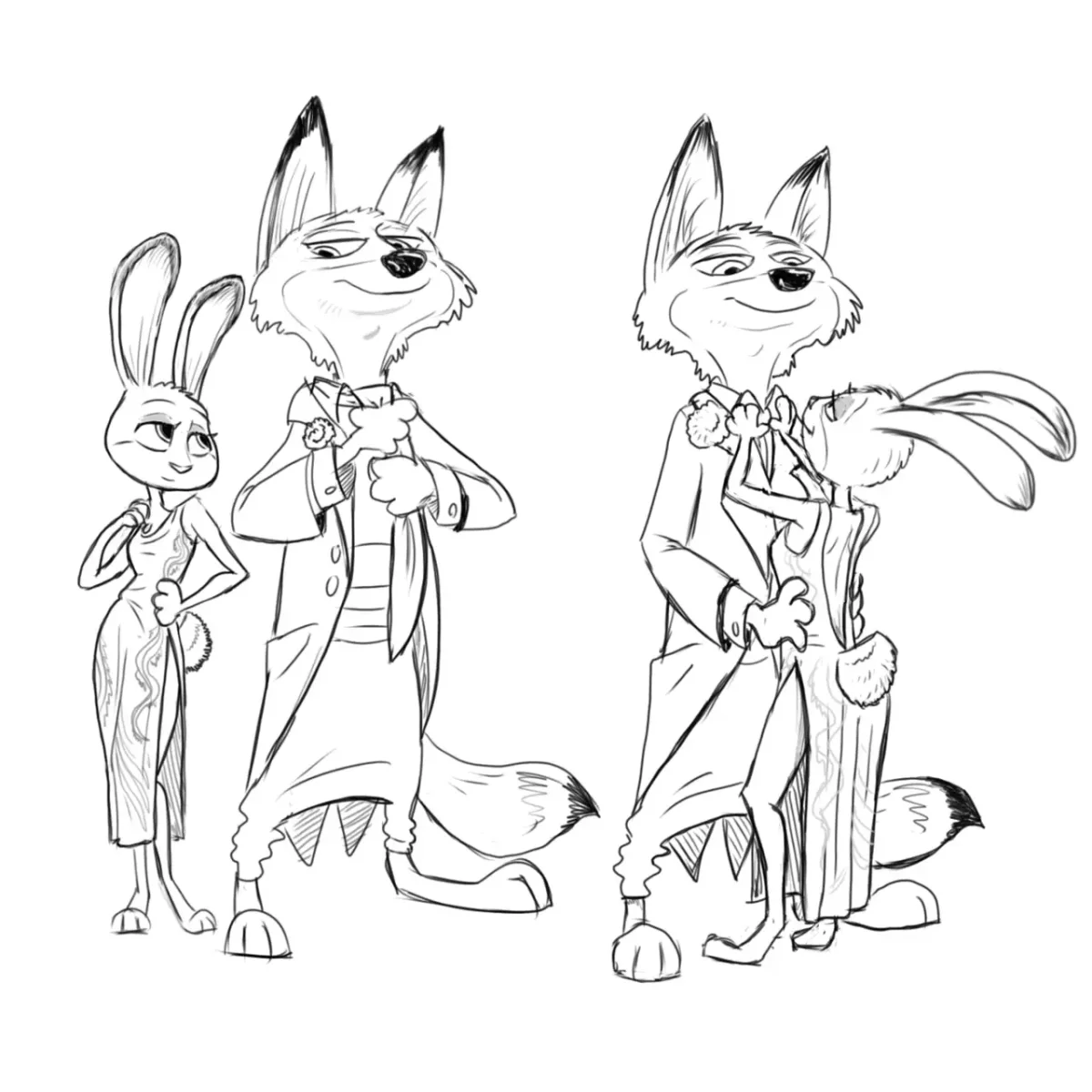 Сказки дядюшки Римуса раскраска