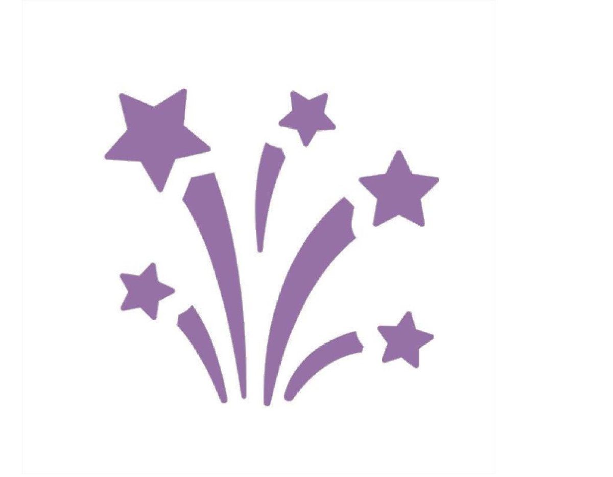 Салют трафарет