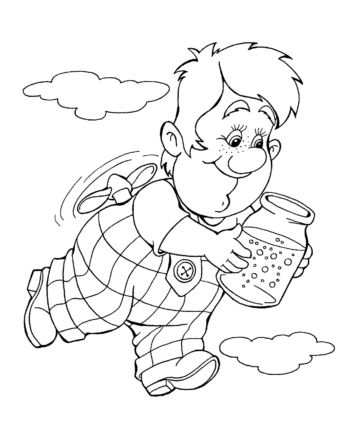 Трафарет куклы