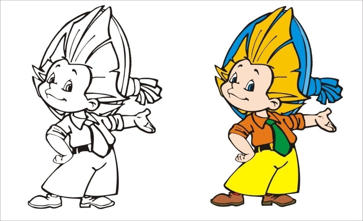 Сказочный герой Незнайка