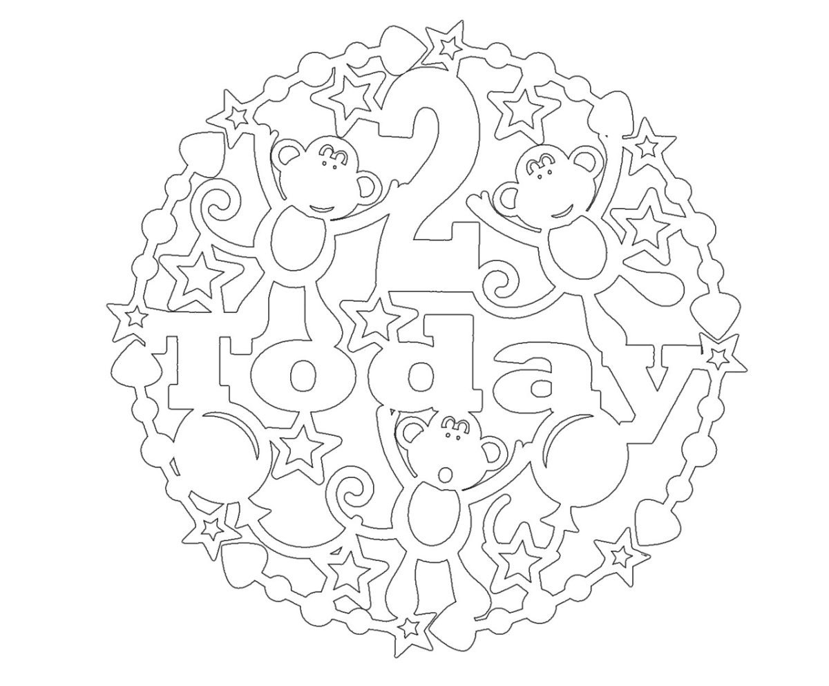 Вечный календарь трафарет