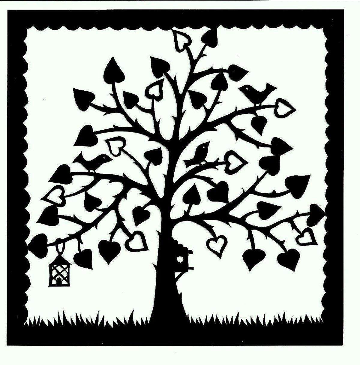 Ветка березы Графика