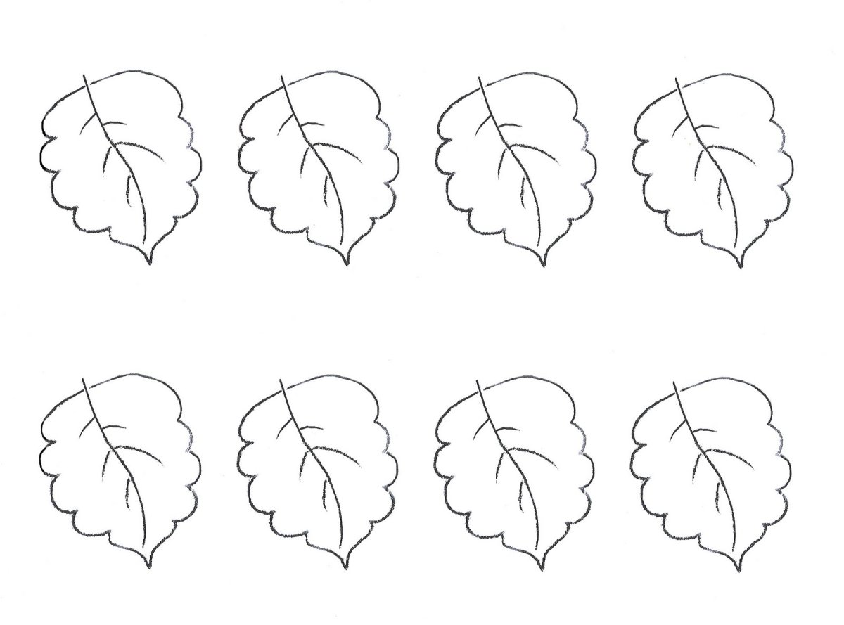 Дерево трафарет для рисования