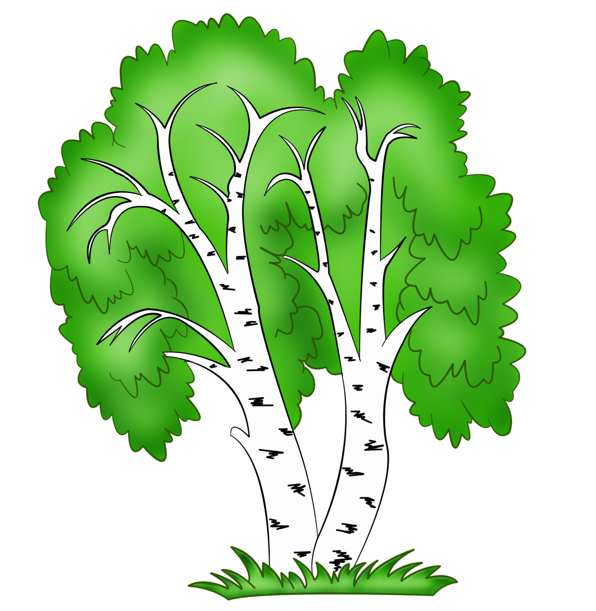 Трафарет "дерево"