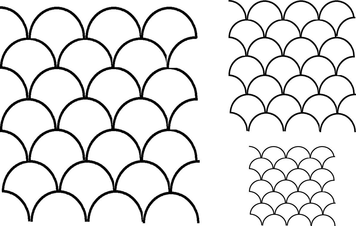 Чешуйки вектор