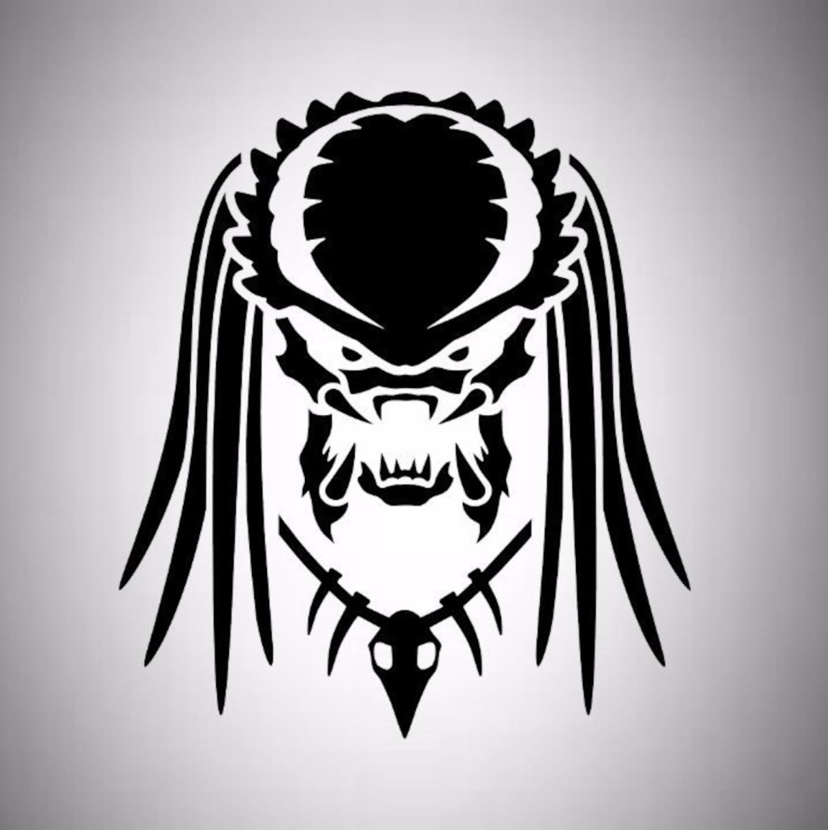 Наклейка хищник