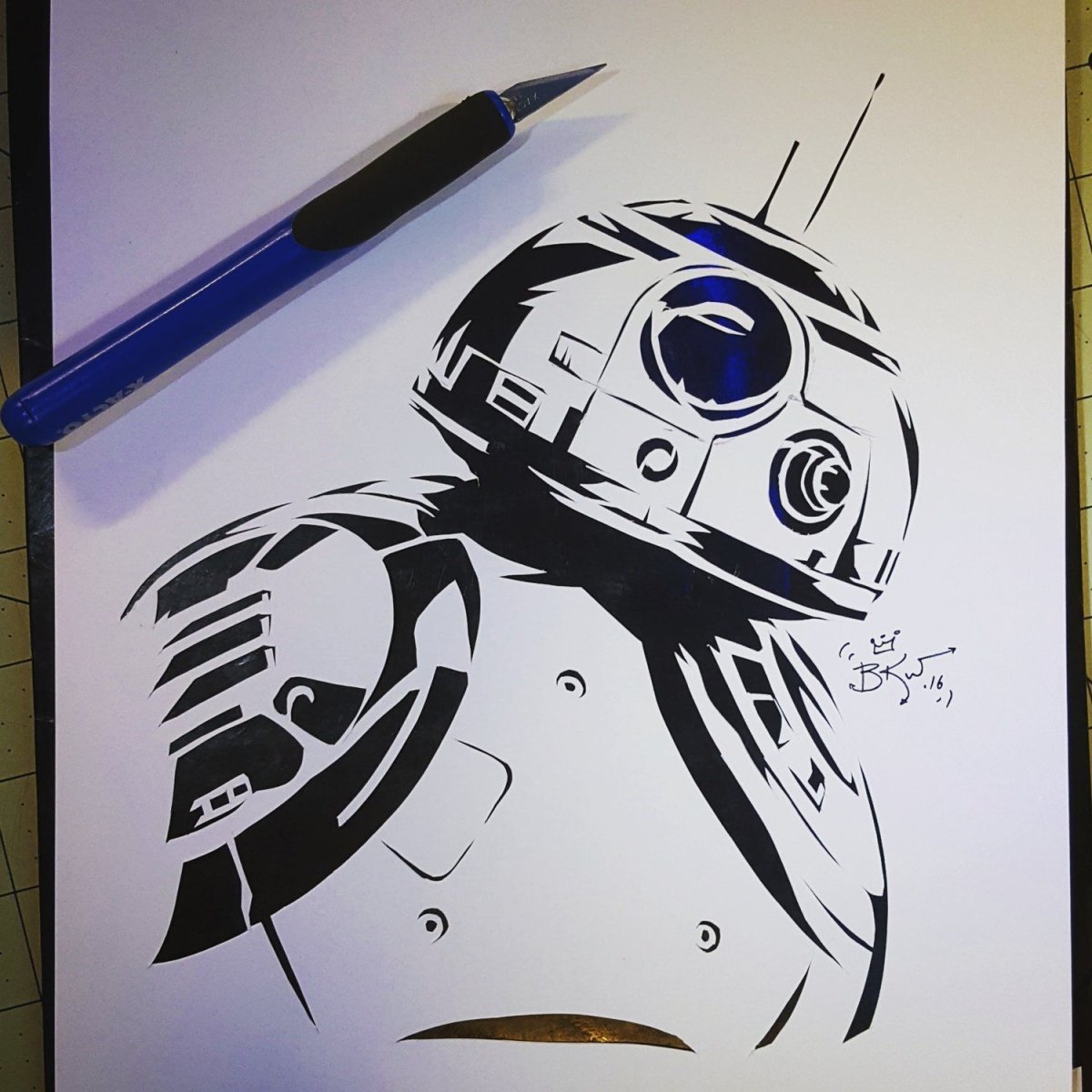 Хищник трафарет 1986