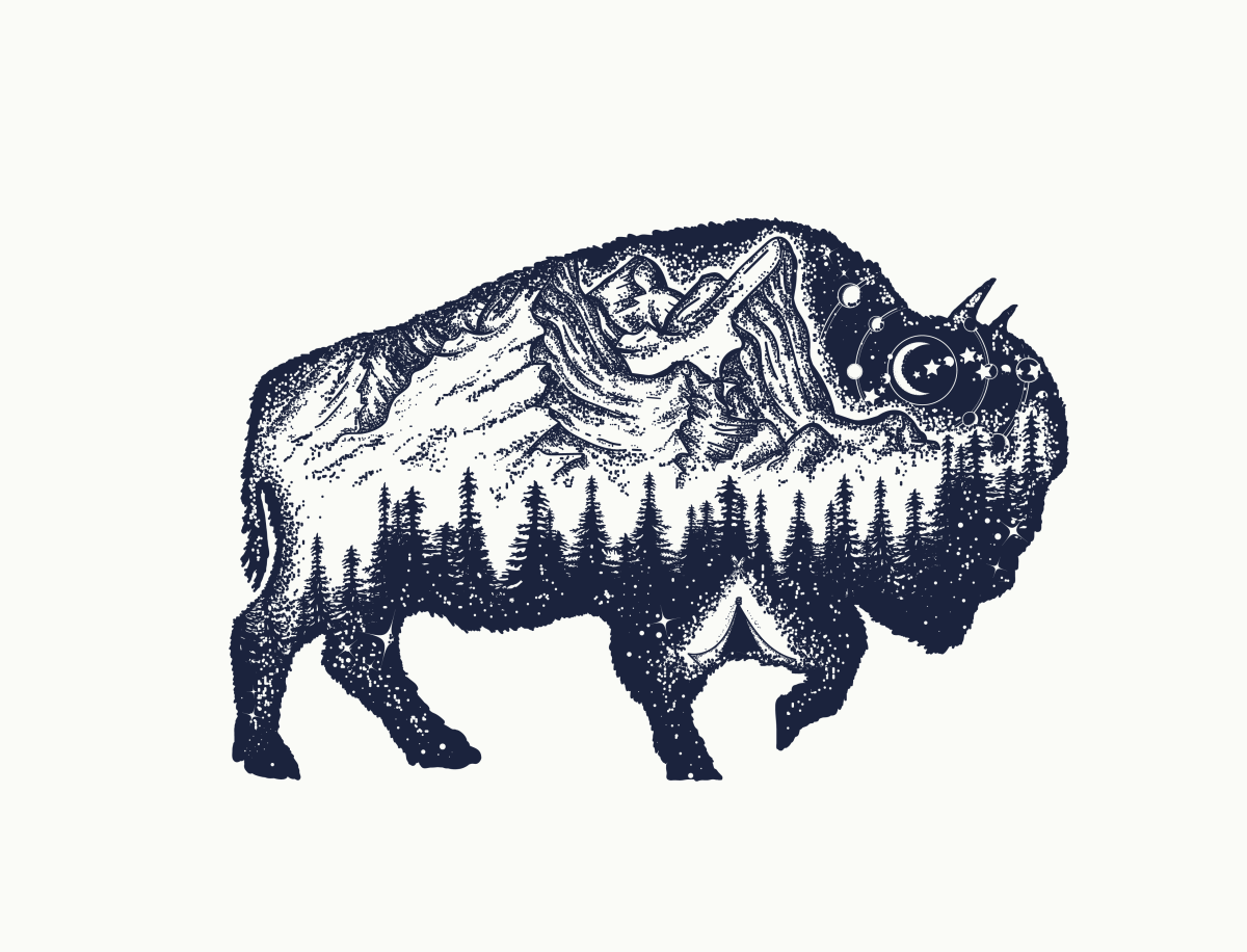 Стилизованный ЗУБР