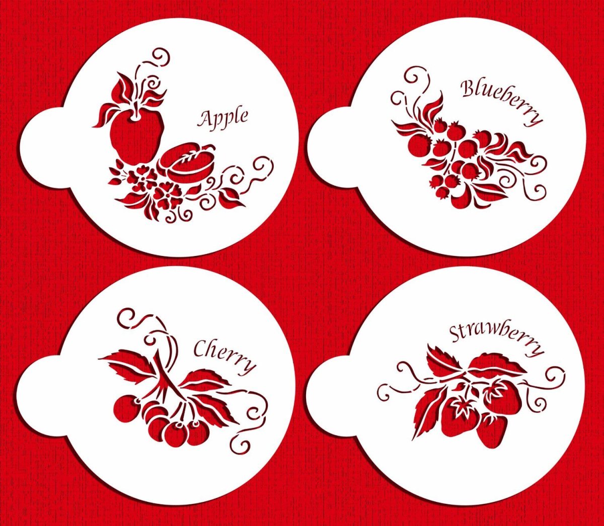 Новогодние надписи для капкейков