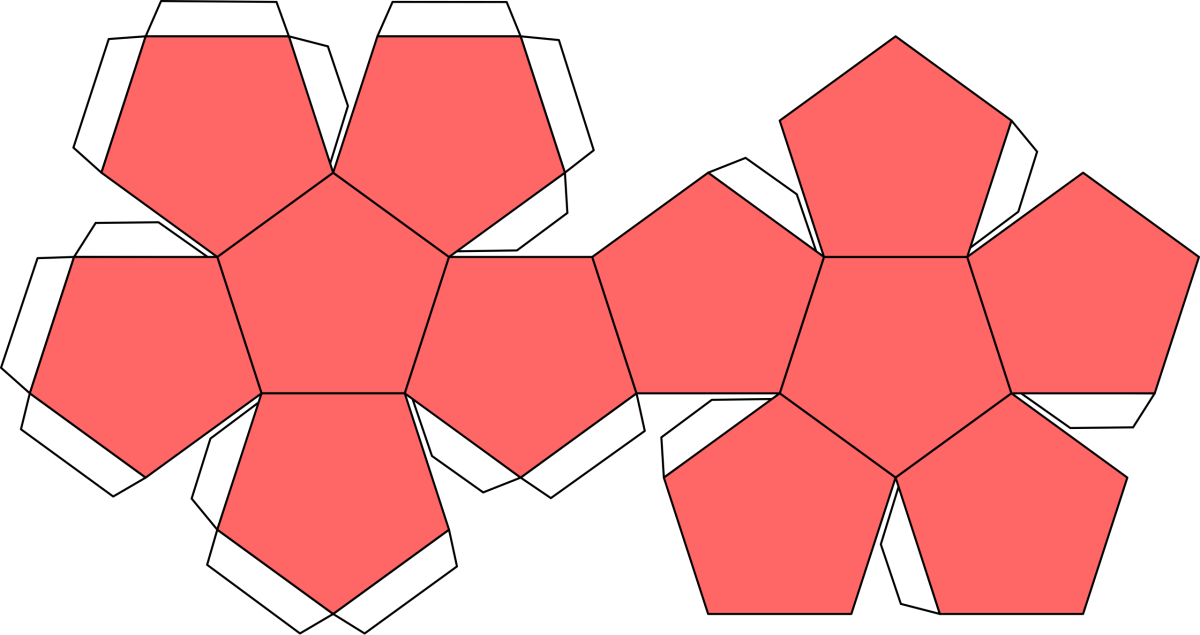 Развертка правильного октаэдра
