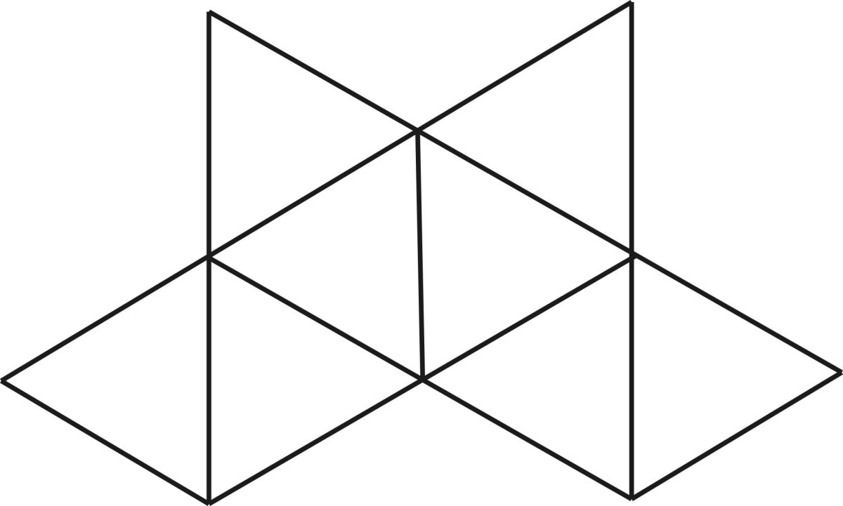 Развертка правильного октаэдра