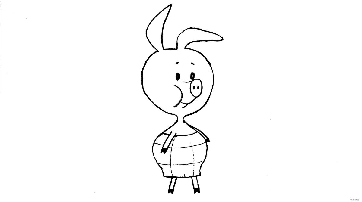 Герои из Чиполлино карандашом