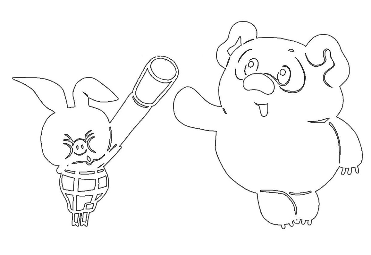 Вытынанка Буратино