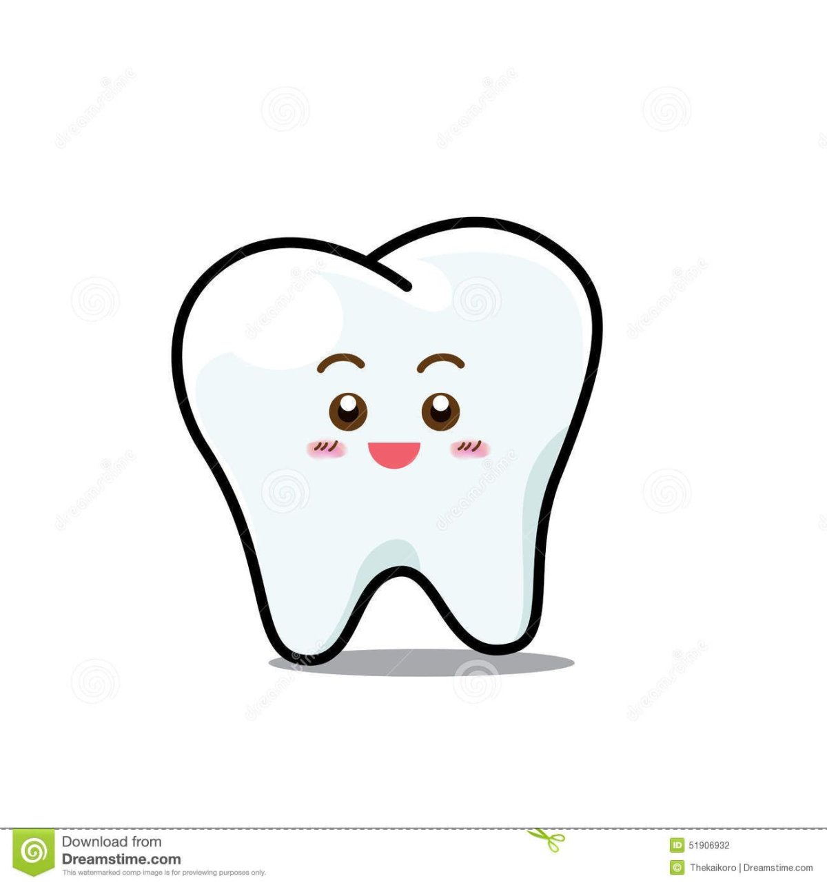 Зубик для печати