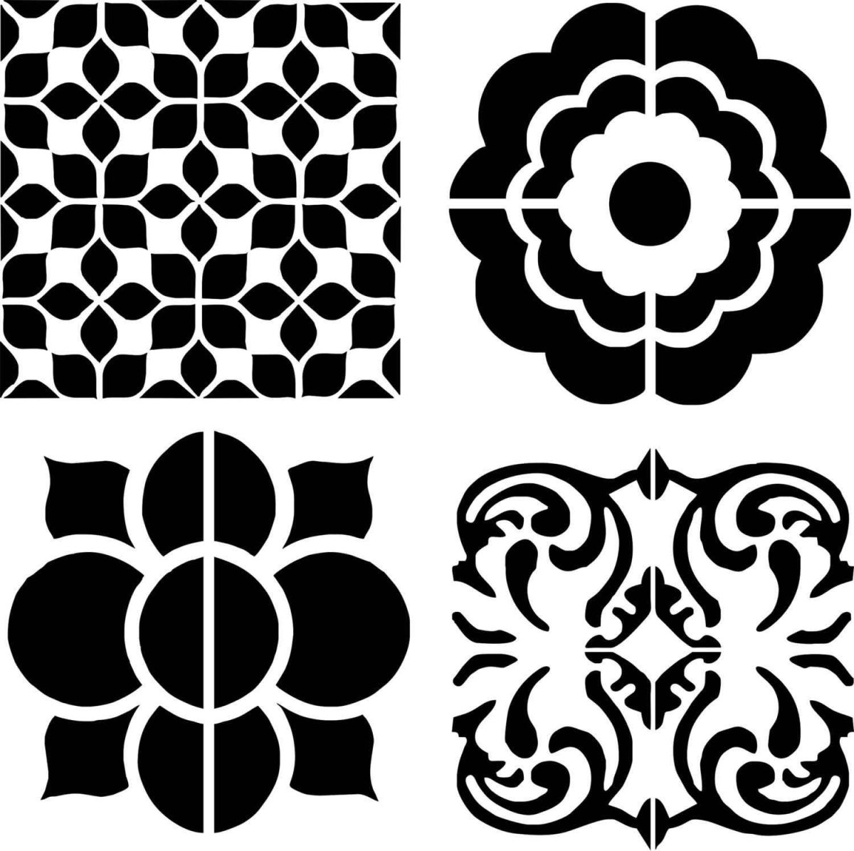 Татарский орнамент раскраска для детей