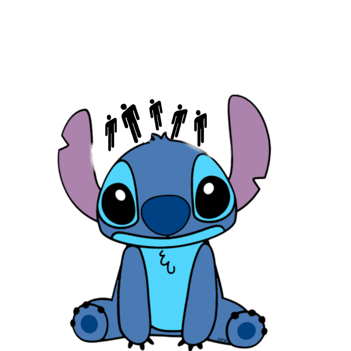 Рисунки Стича для рисовки